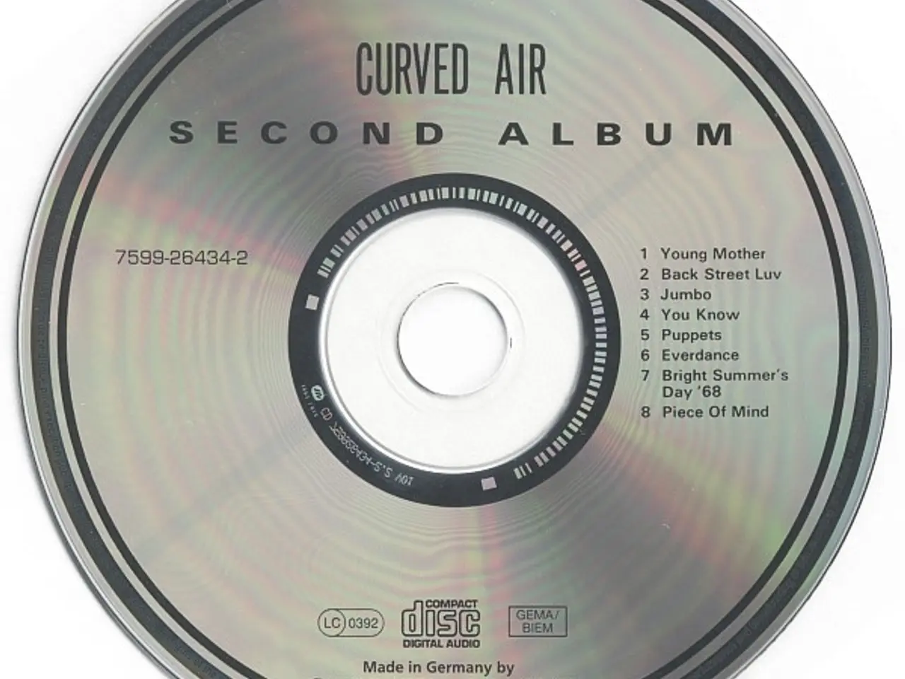 Billede 3 - Curved Air – Second Album – CD