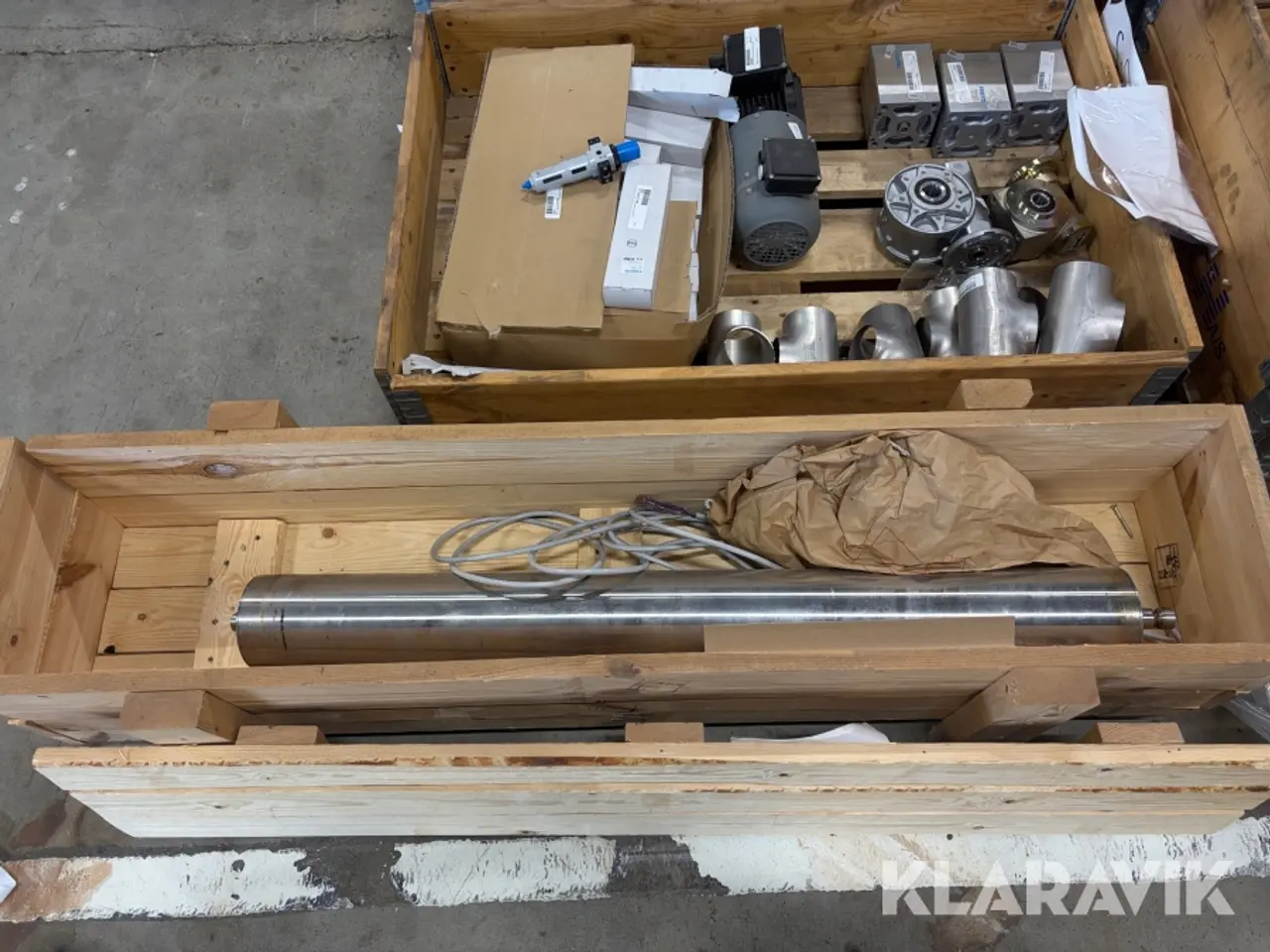 Billede 2 - Tromlemotor, el motor og filtertryg regulator 1 styk Palle + en kasse