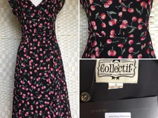 Kirsebær kjole fra "Collectif"brandet-str. 36