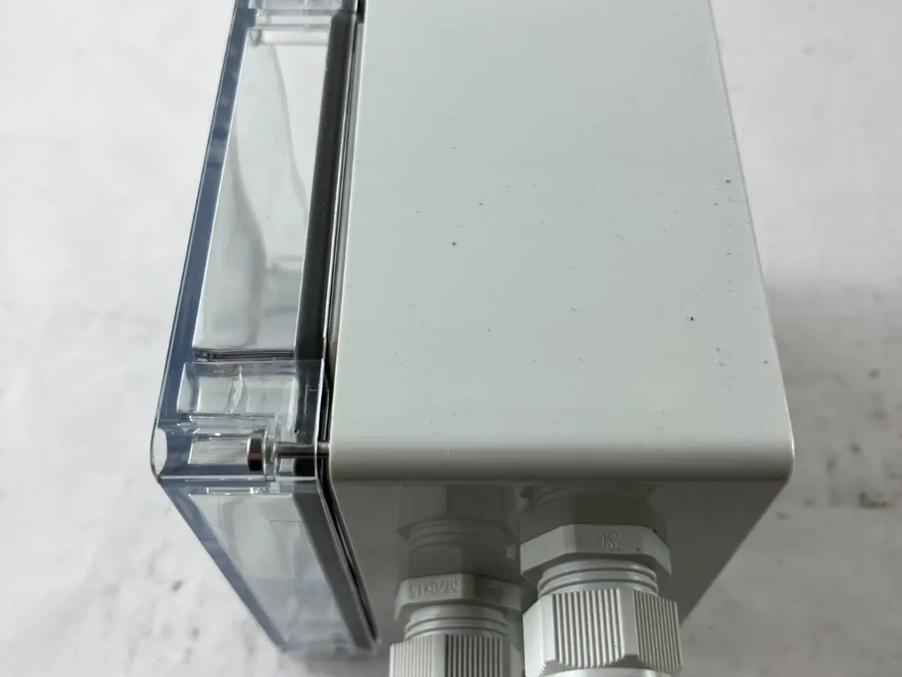 Billede 5 - Junction Box 110x90mm Clear Lid 3x kabel Glands