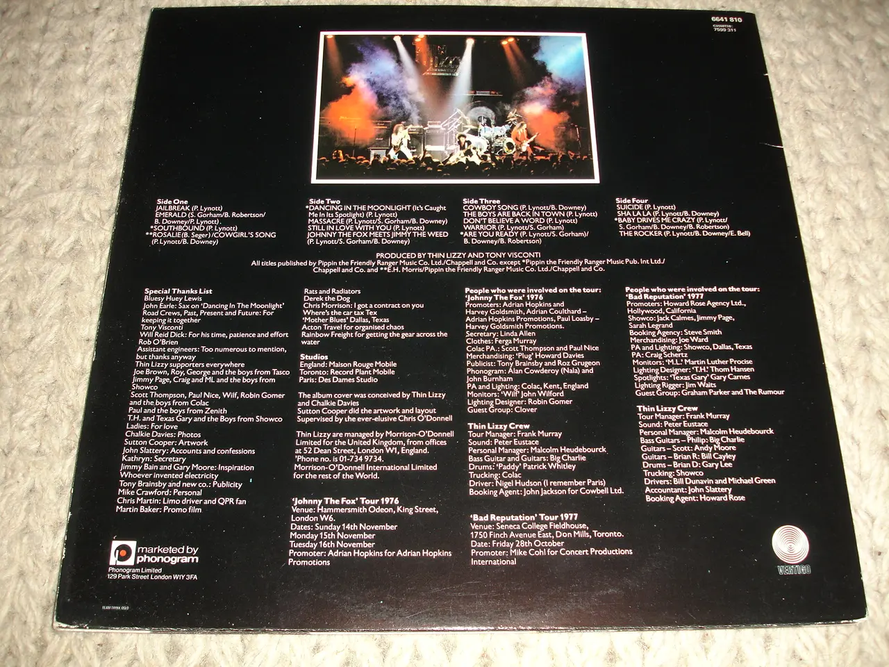 Billede 4 - (Sender gerne) Thin Lizzy – Live And Dangerous