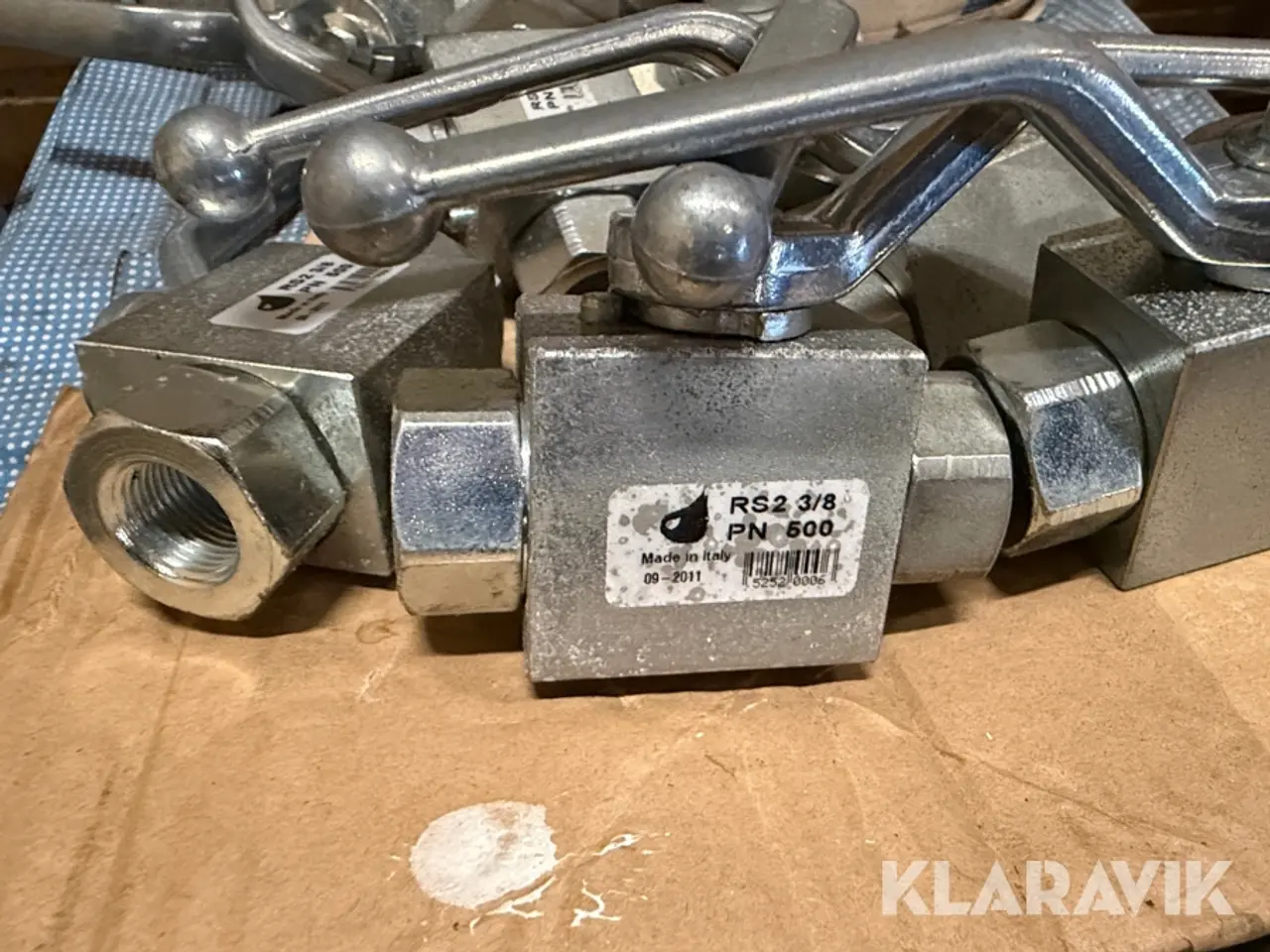 Billede 8 - Lot - Fittings, SAE flanger, og kuglehaner - 1 palle