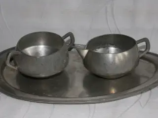 Sukker- flødestel af tin