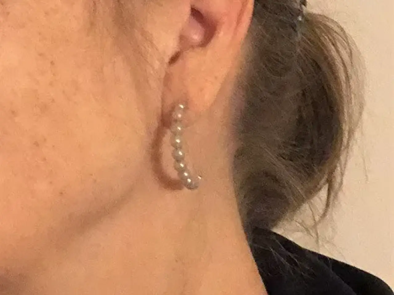 Billede 5 - HAVFRUE-ØRERINGE med perler.