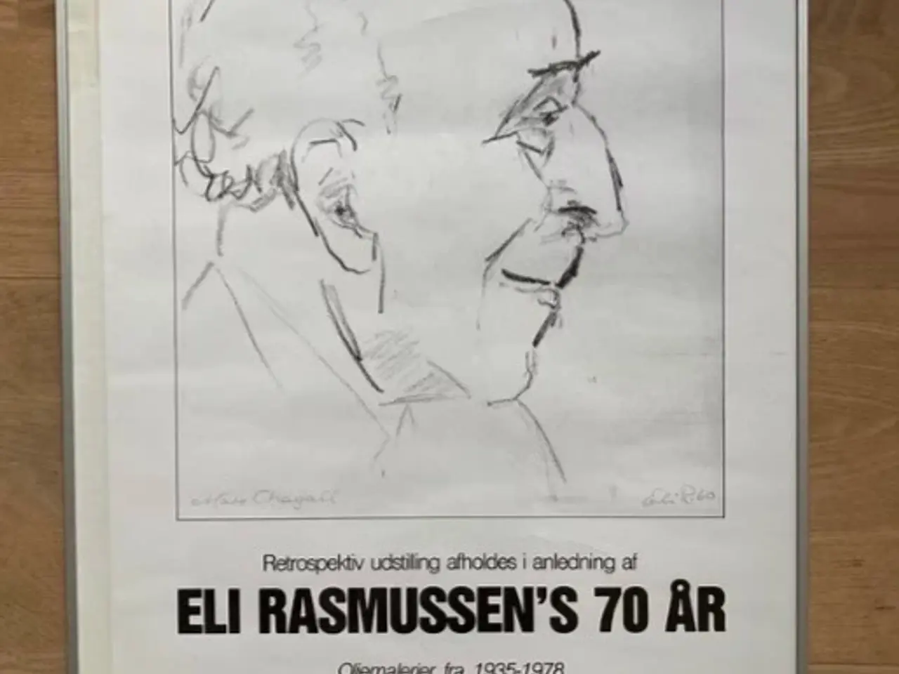 Billede 1 - Plakat eli rasmussen tegning af Chagall
