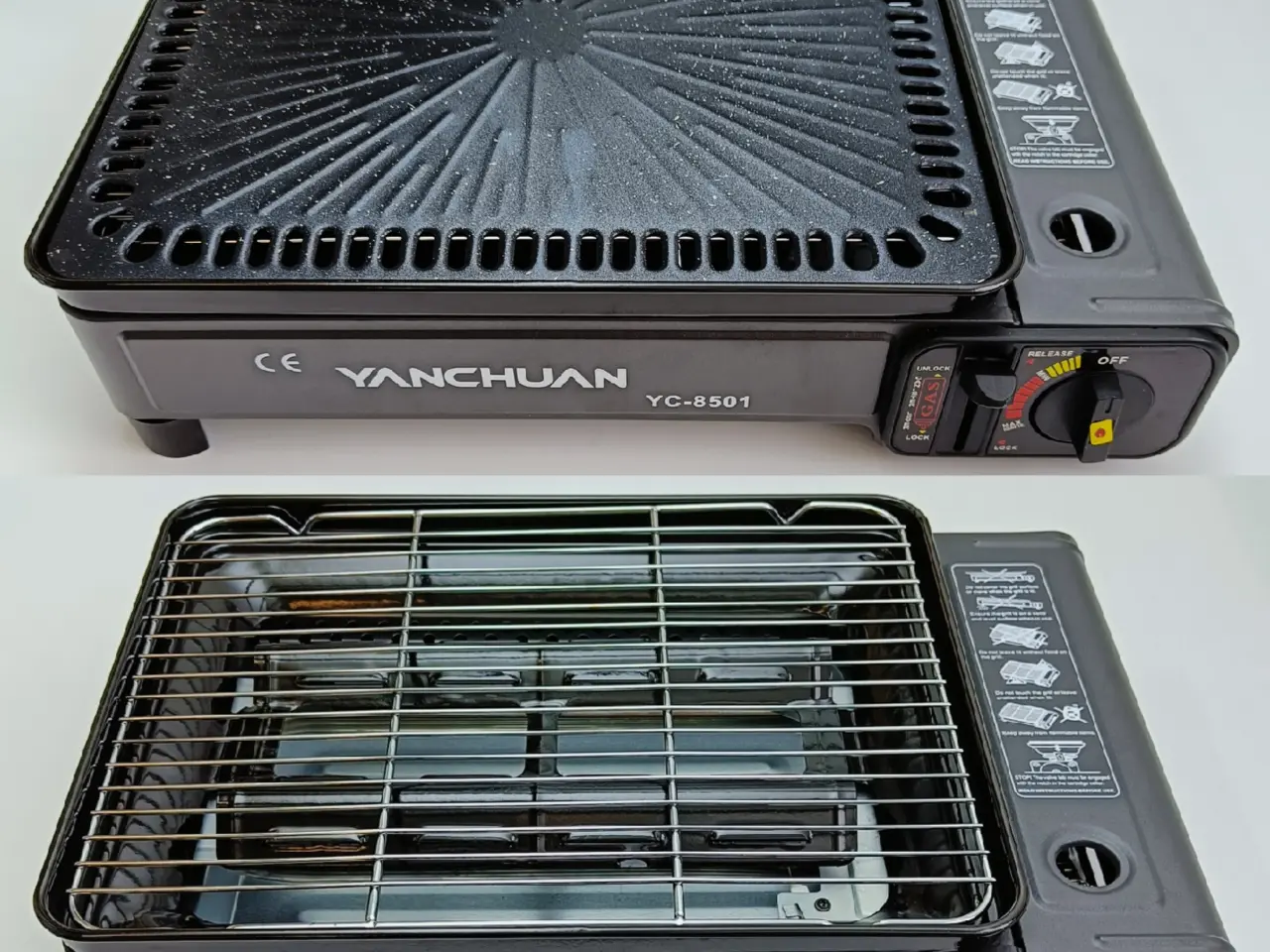 Billede 2 - NY! 2200W Bærbar Gasgrill + 8 Dåser med GAS