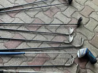 Golfvogn med tilbehør