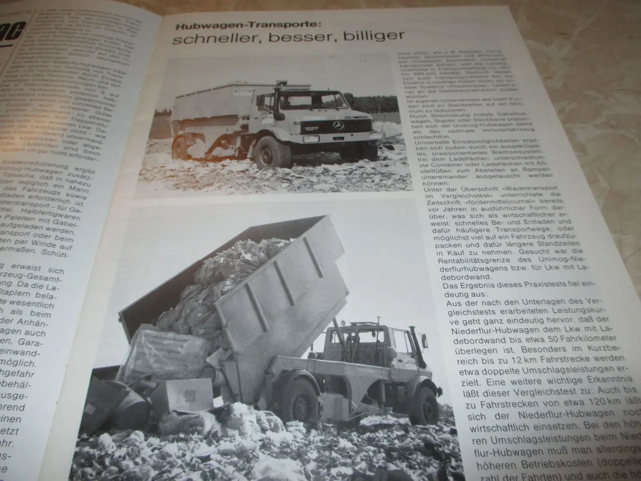 Billede 2 - Mercedes Unimog+ MB trac brochure