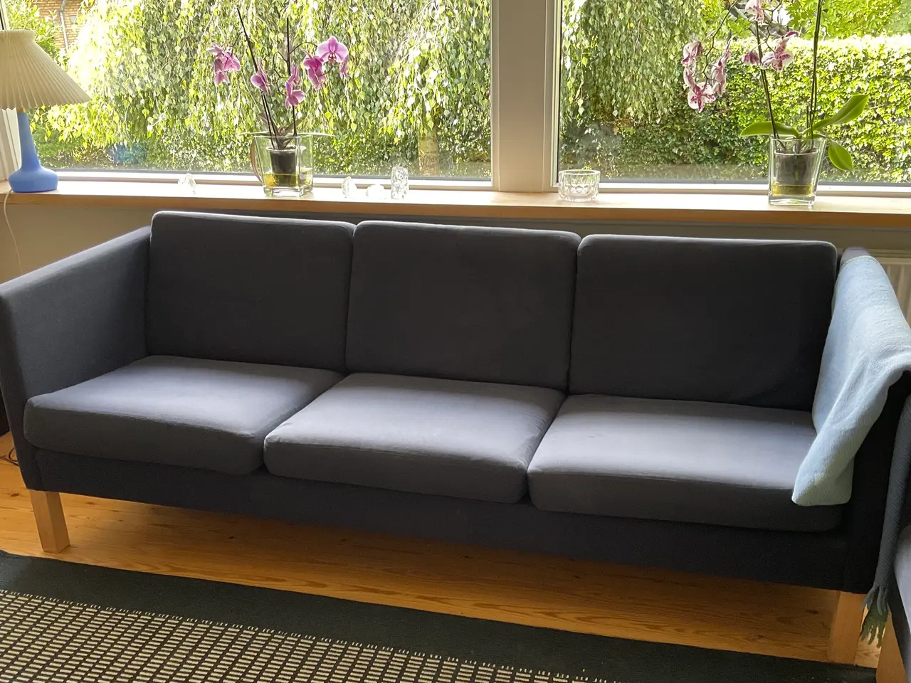 Billede 2 - Søren Lund 2 pers. Sofa i uld, antracit farve.