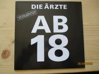 Die Ärzte - Ab 18 + Punkrock 10" Vinyl + 1987 +