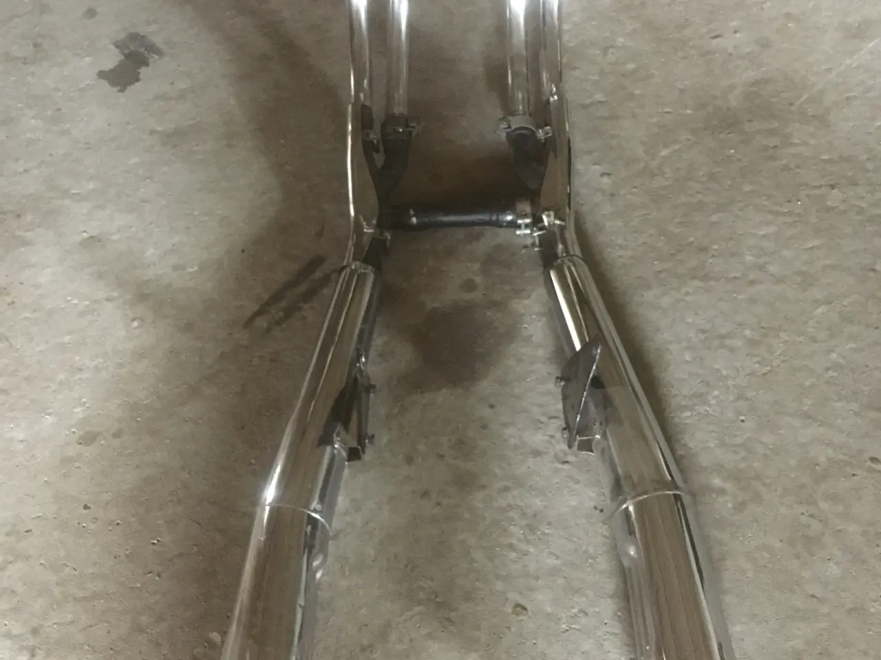 Billede 3 - Kawasaki KZ1000 original udstødning 4-2 krom