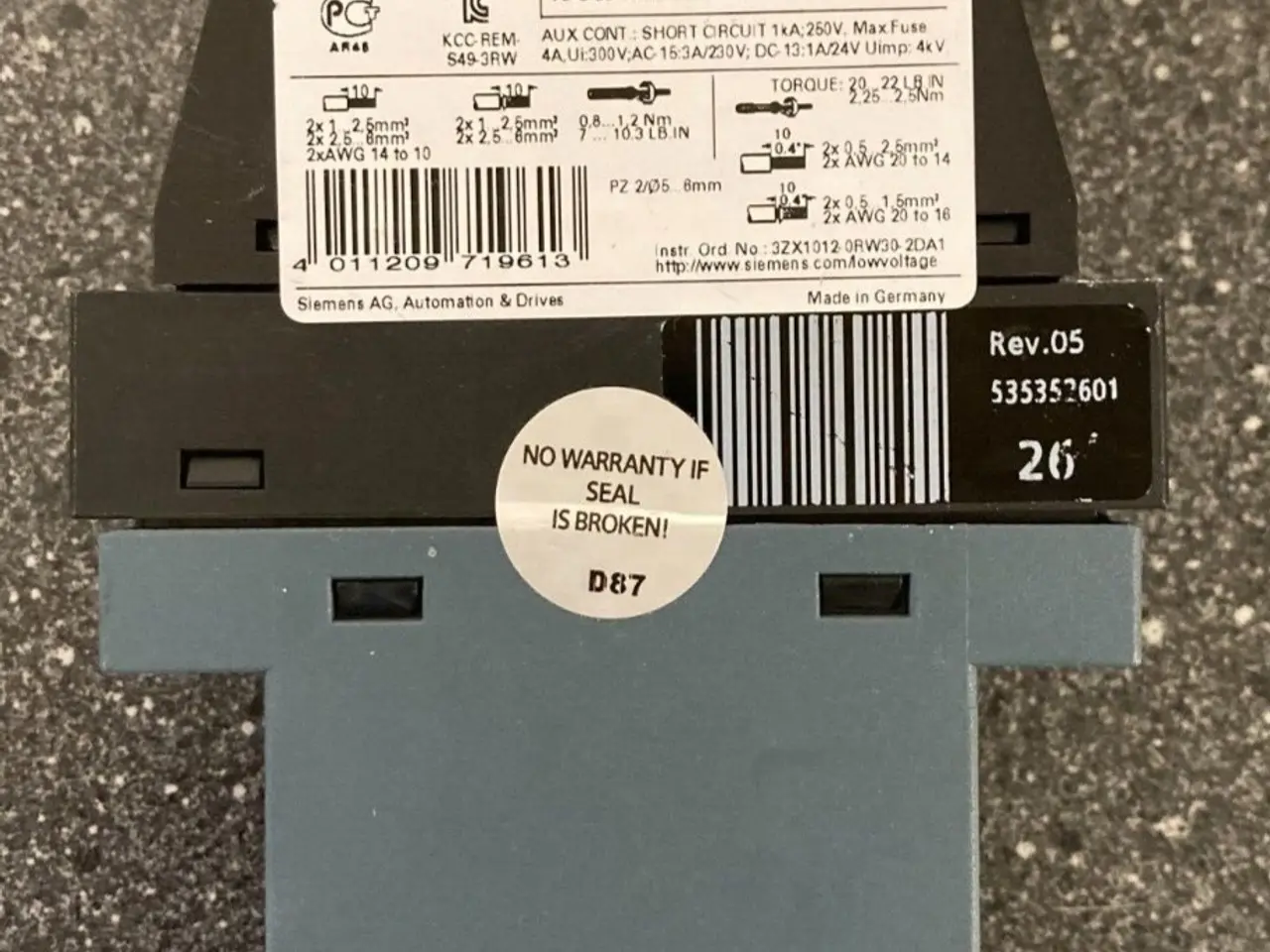 Billede 3 - Siemens SIRIUS 3RW3016-1BB04 Soft Starter for -