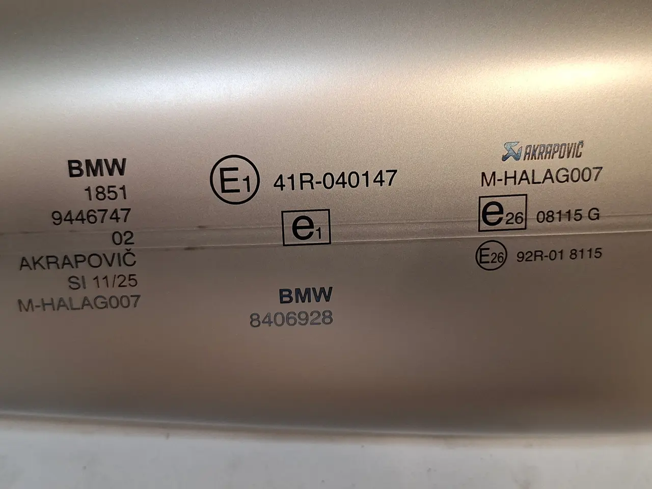 Billede 3 - BMW Akrapovic udstødning R1250RT 2020-