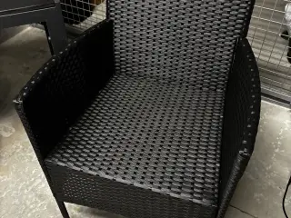 Havestole i polyrattan