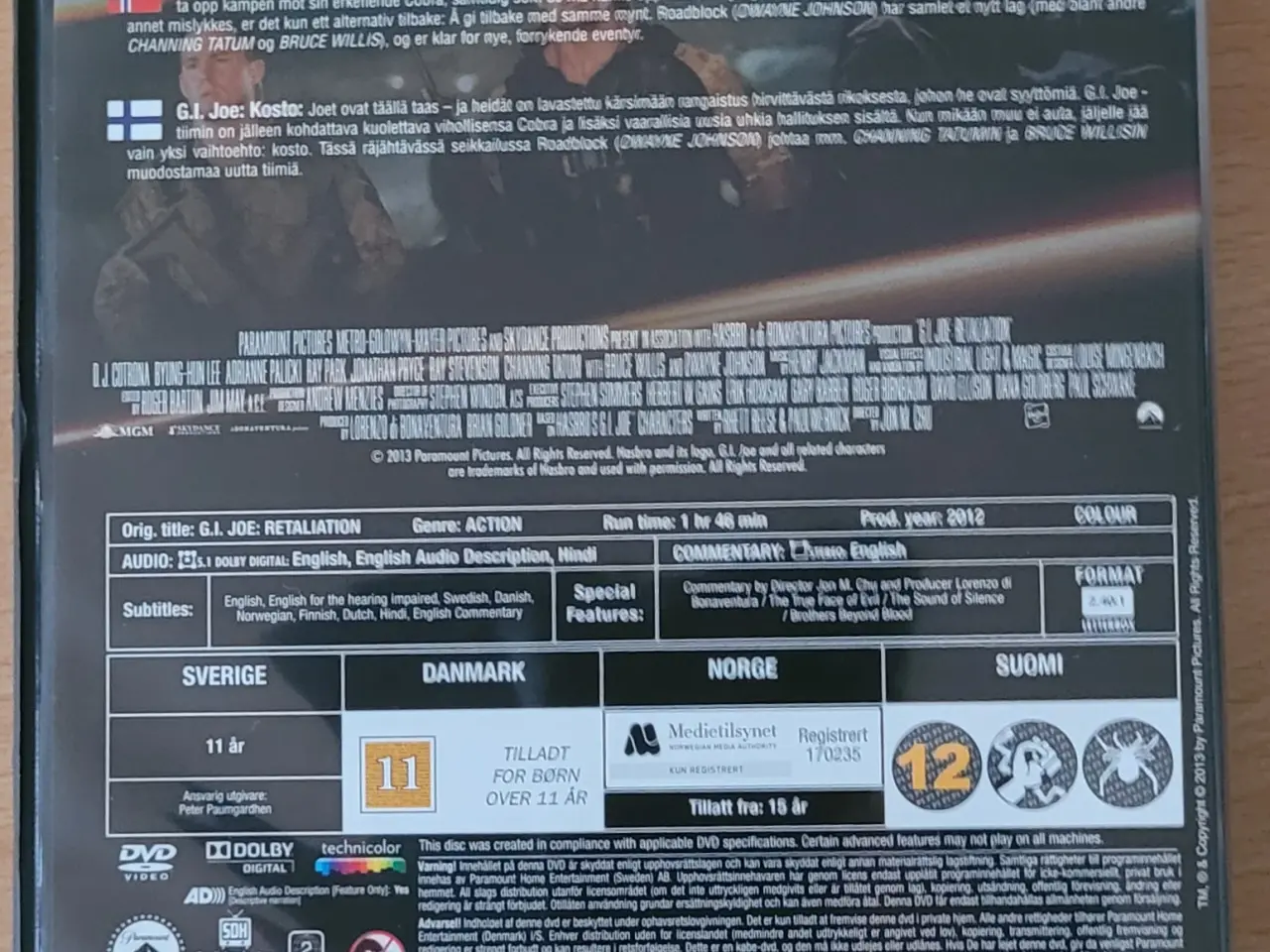 Billede 5 - G.I.JOE Dvd Box 2 film 🇩🇰💯🍿