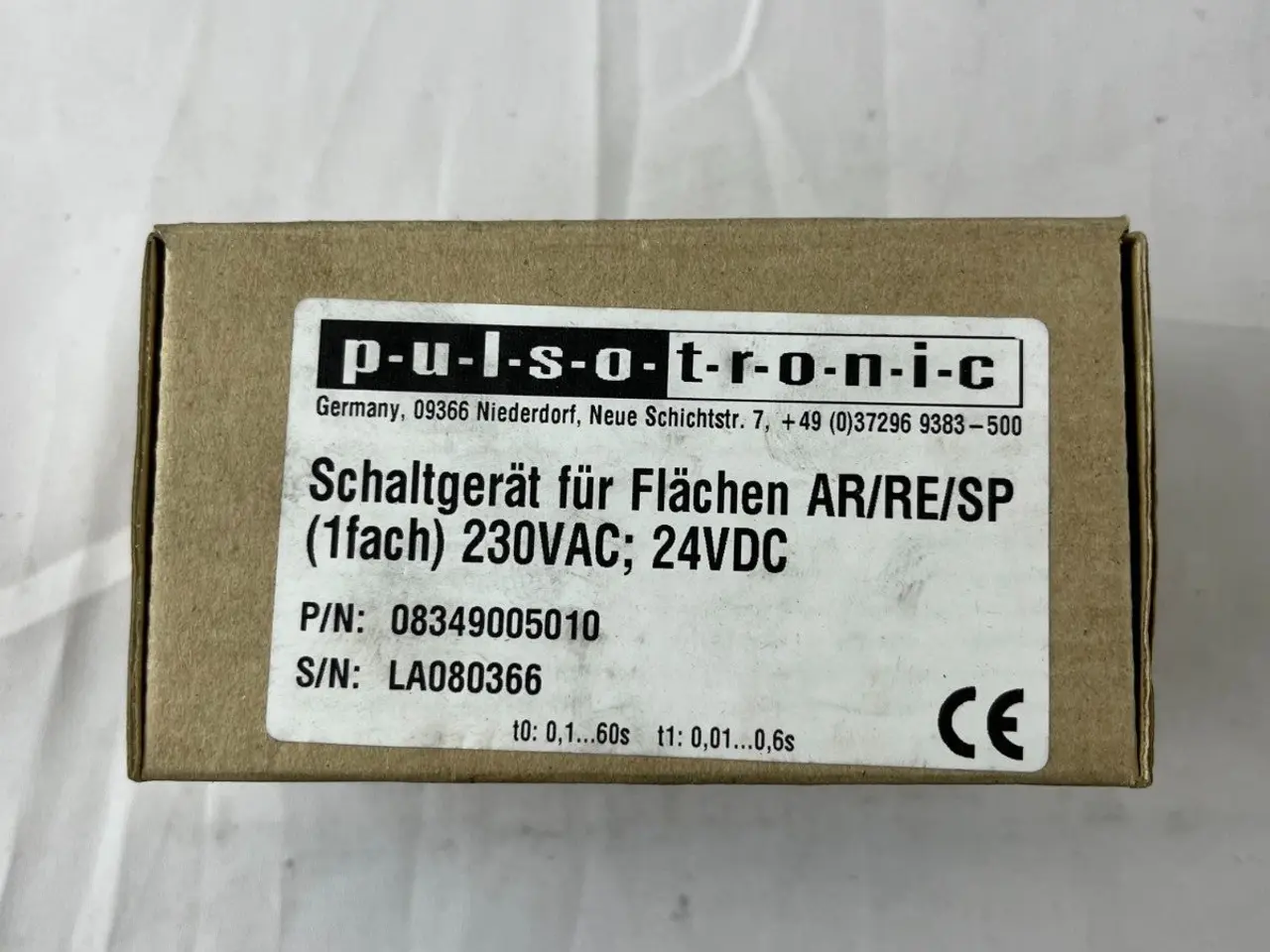 Billede 3 - Pulsotronic 08349005010 Flat Sensor Control Unit