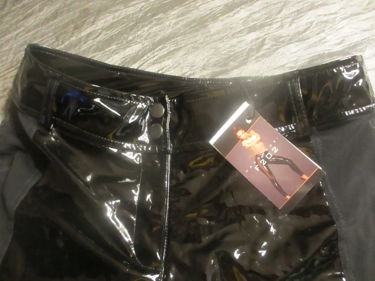 Billede 2 - latex   leggins ny
