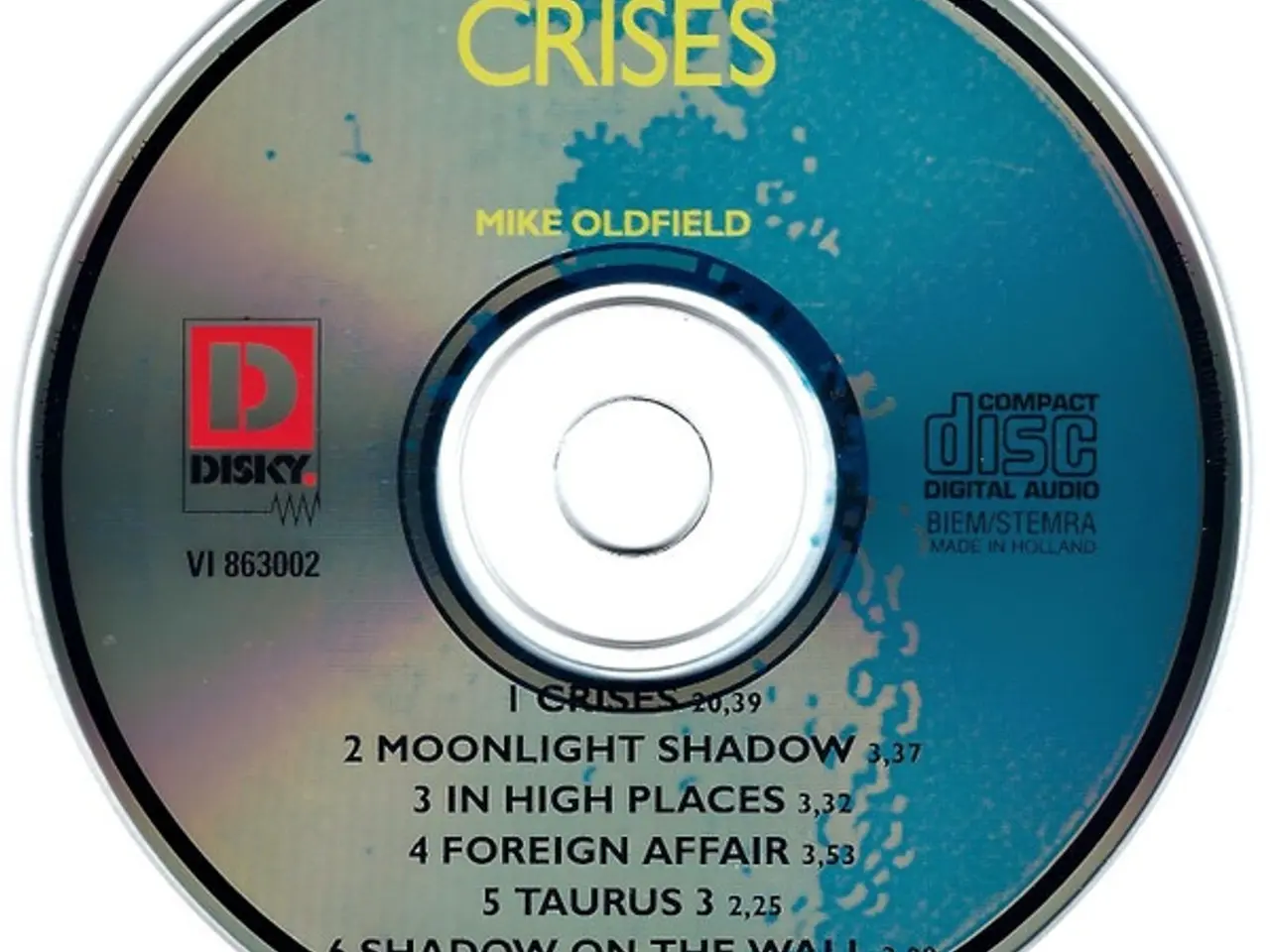 Billede 3 - Mike Oldfield – Crises – CD