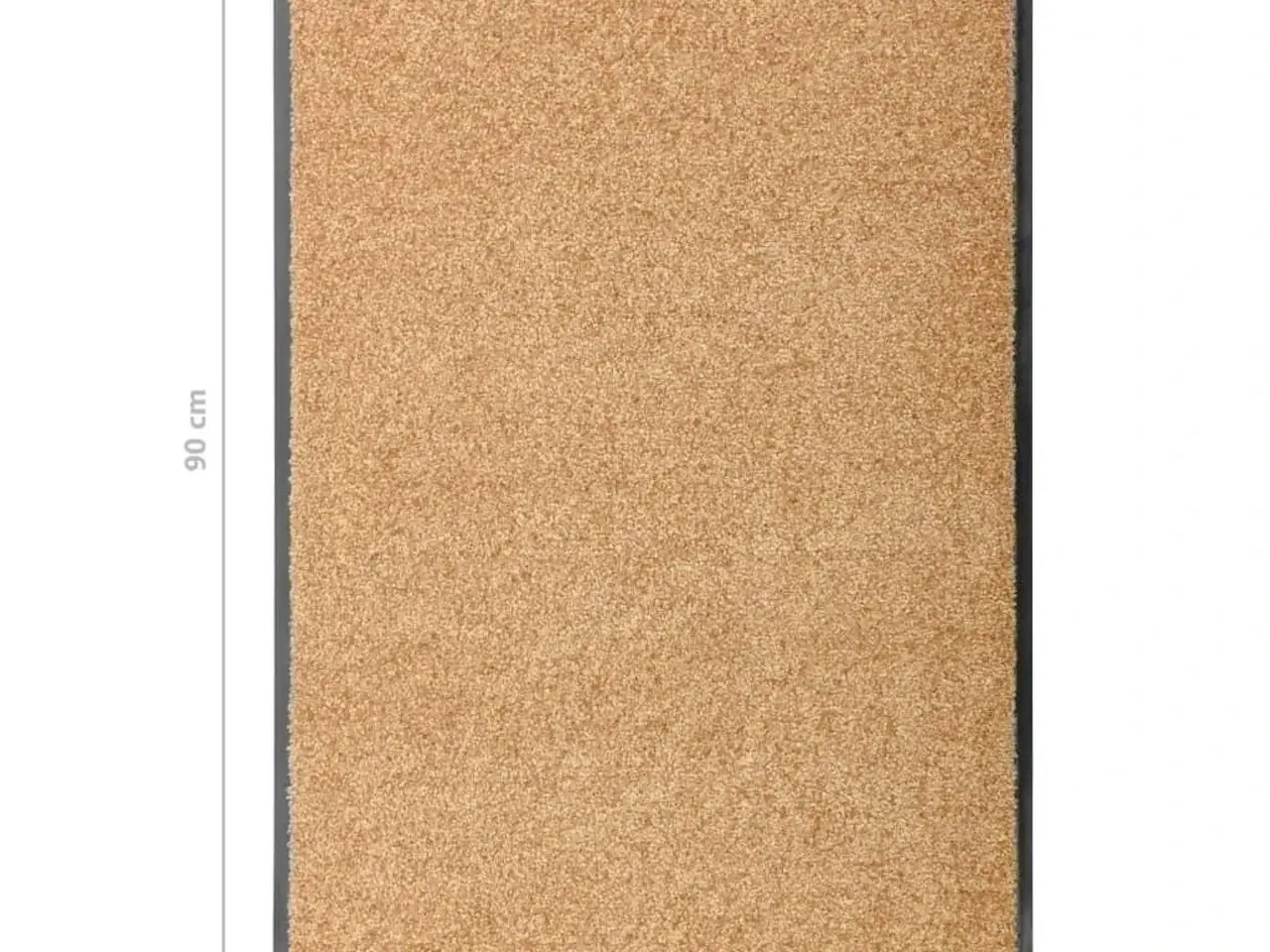 Billede 6 - Vaskbar dørmåtte 60 x 90 cm - cremefarvet