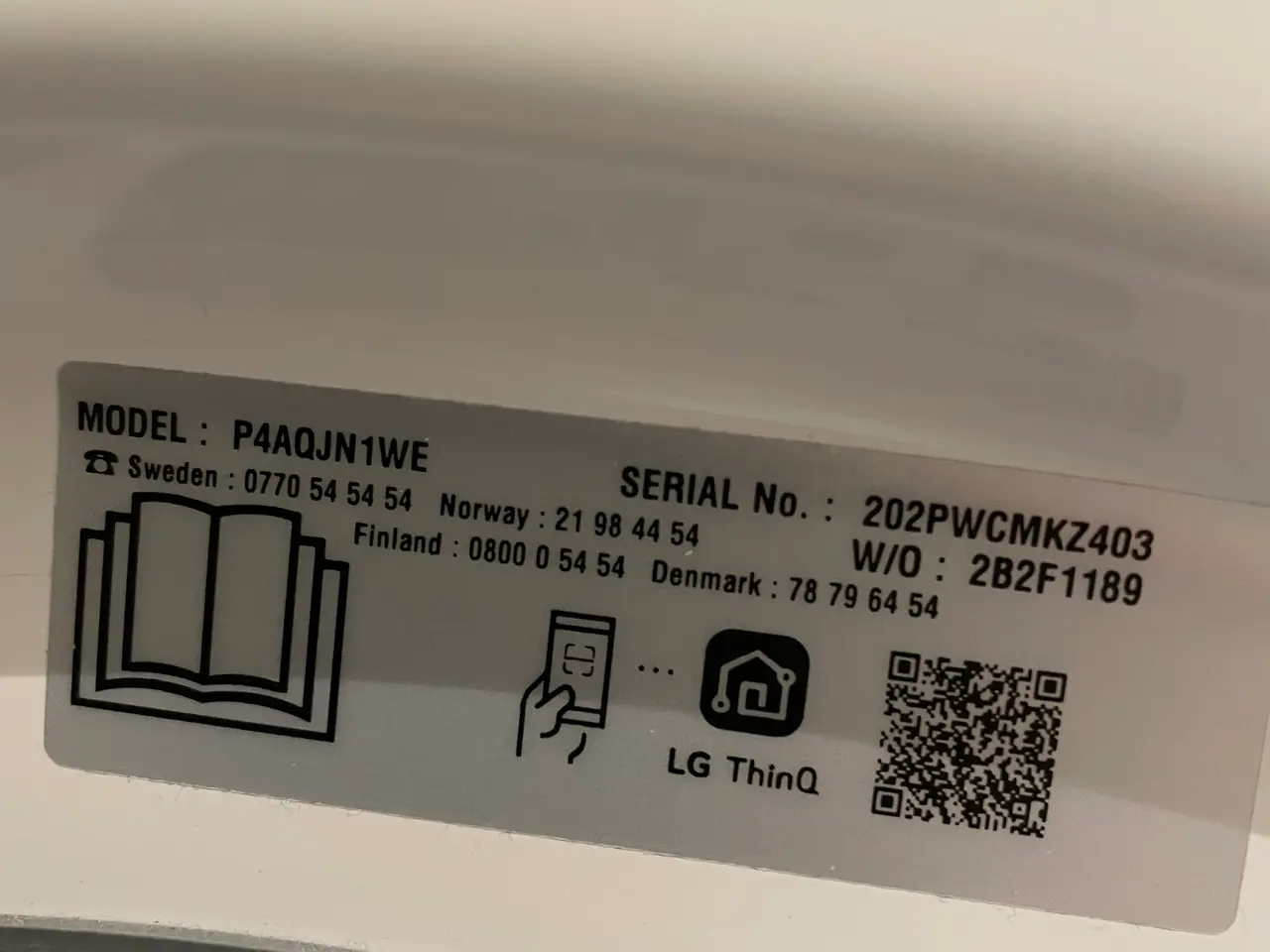 Billede 2 - Think LG DirectDrive 10,5 kg vaskemaskine