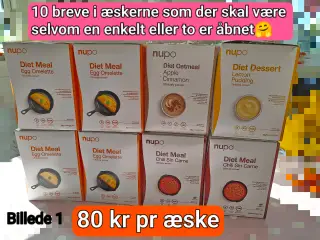 NUPO - mange hele æsker samt mange løse breve