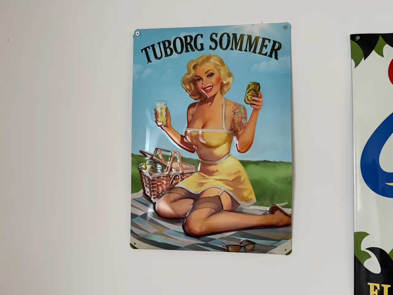 Billede 4 - Tuborg persil Pirelli emaljeskilte