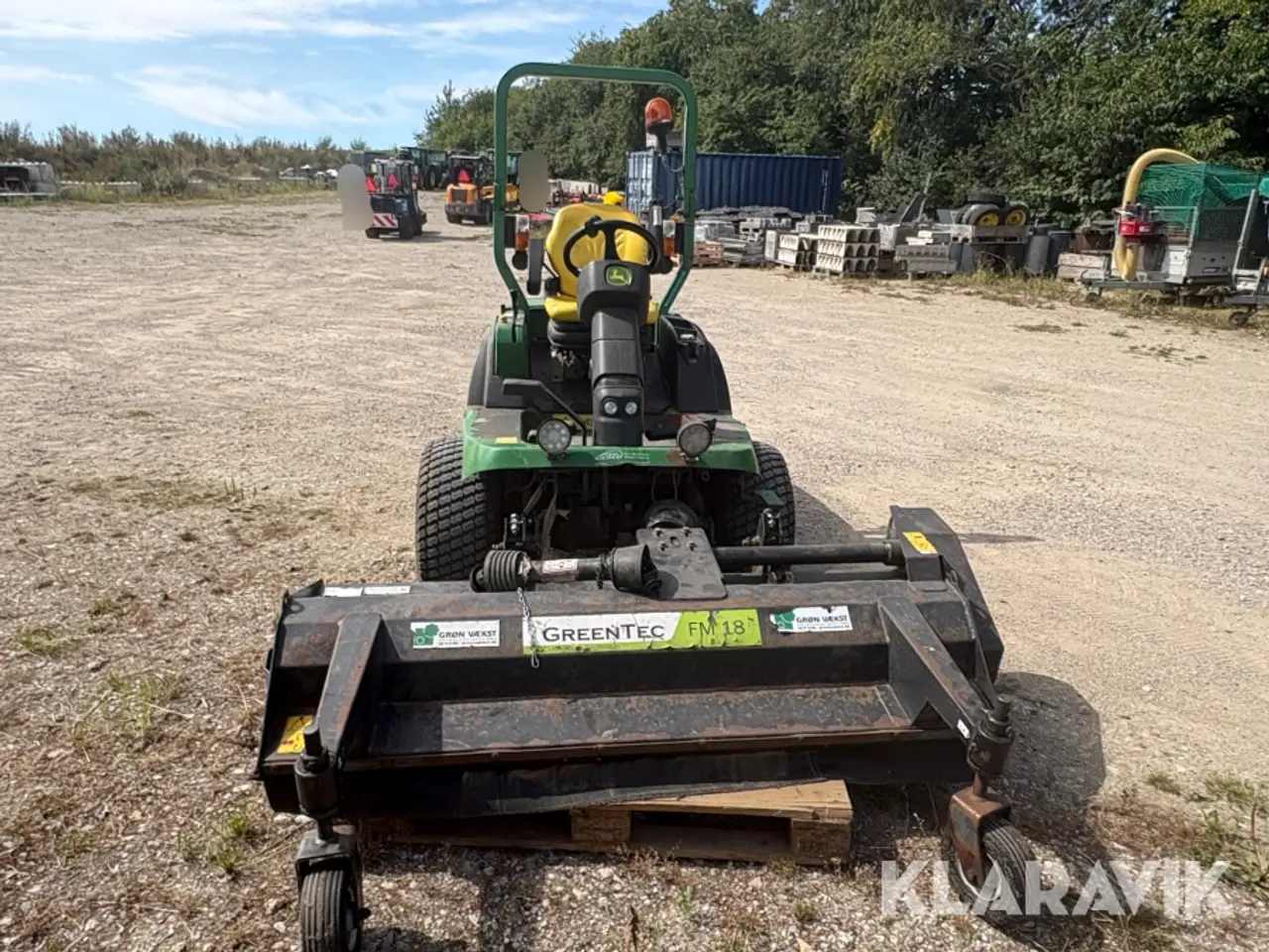 Billede 8 - Frontklipper John Deere F1400/1565 med Greentech FM18 klippebord