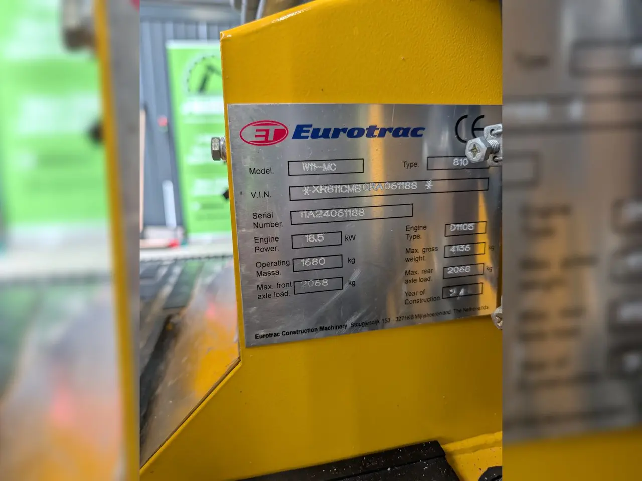 Billede 10 - Eurotrac W11 W11 Med Kabine