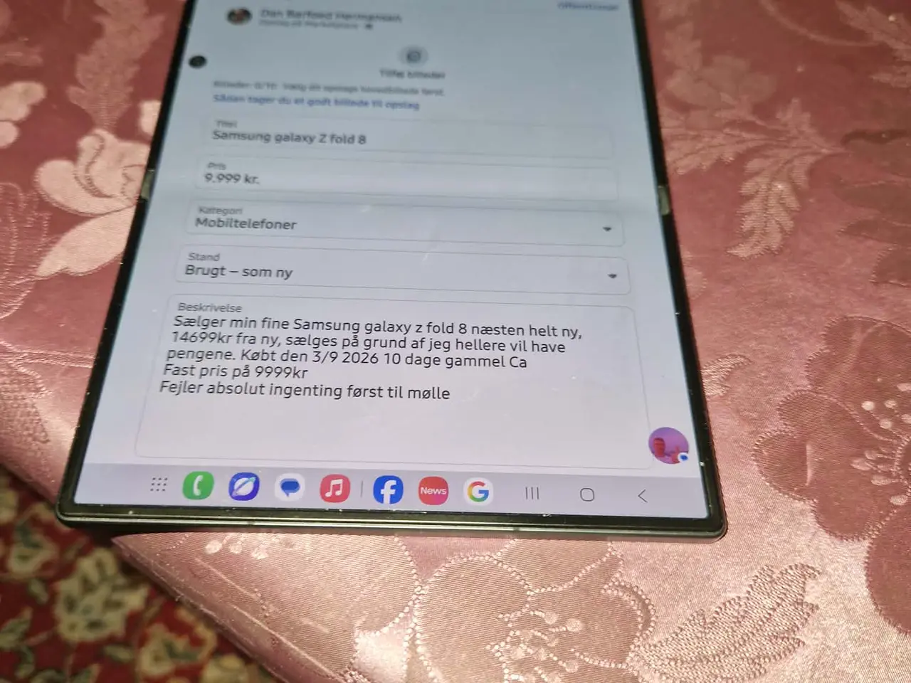 Billede 1 - Samsung galaxy Z fold8