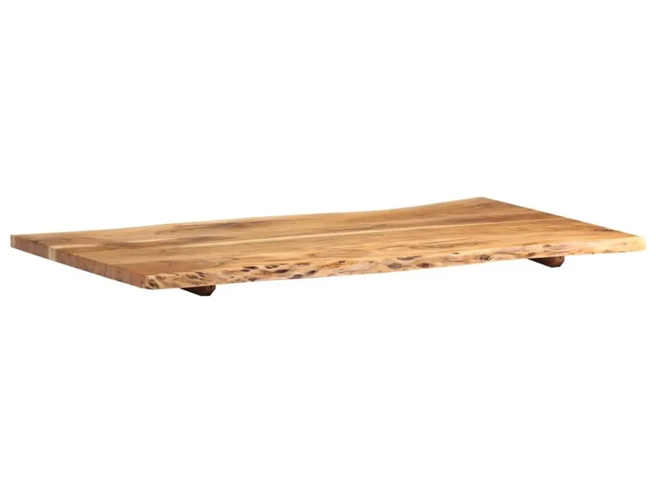 Billede 5 - Bordplade i massivt akacietræ 100 x (50-60) cm