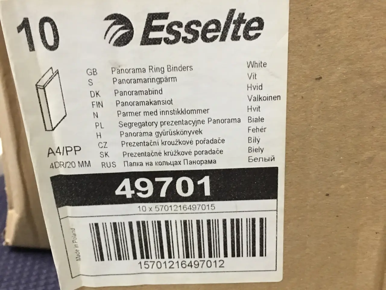 Billede 2 - Esselte ringbind - hvide