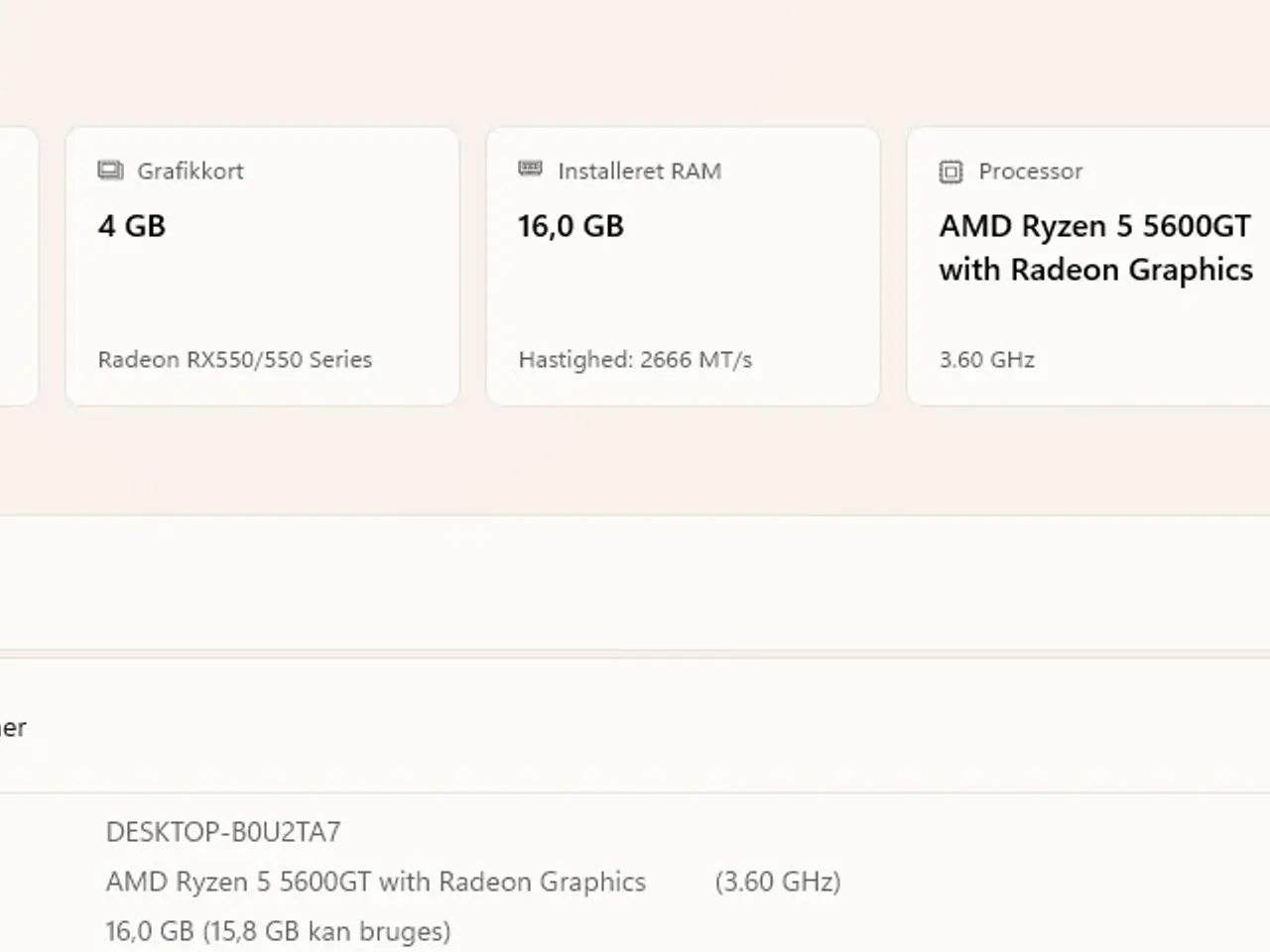 Billede 1 - starter gamer PC