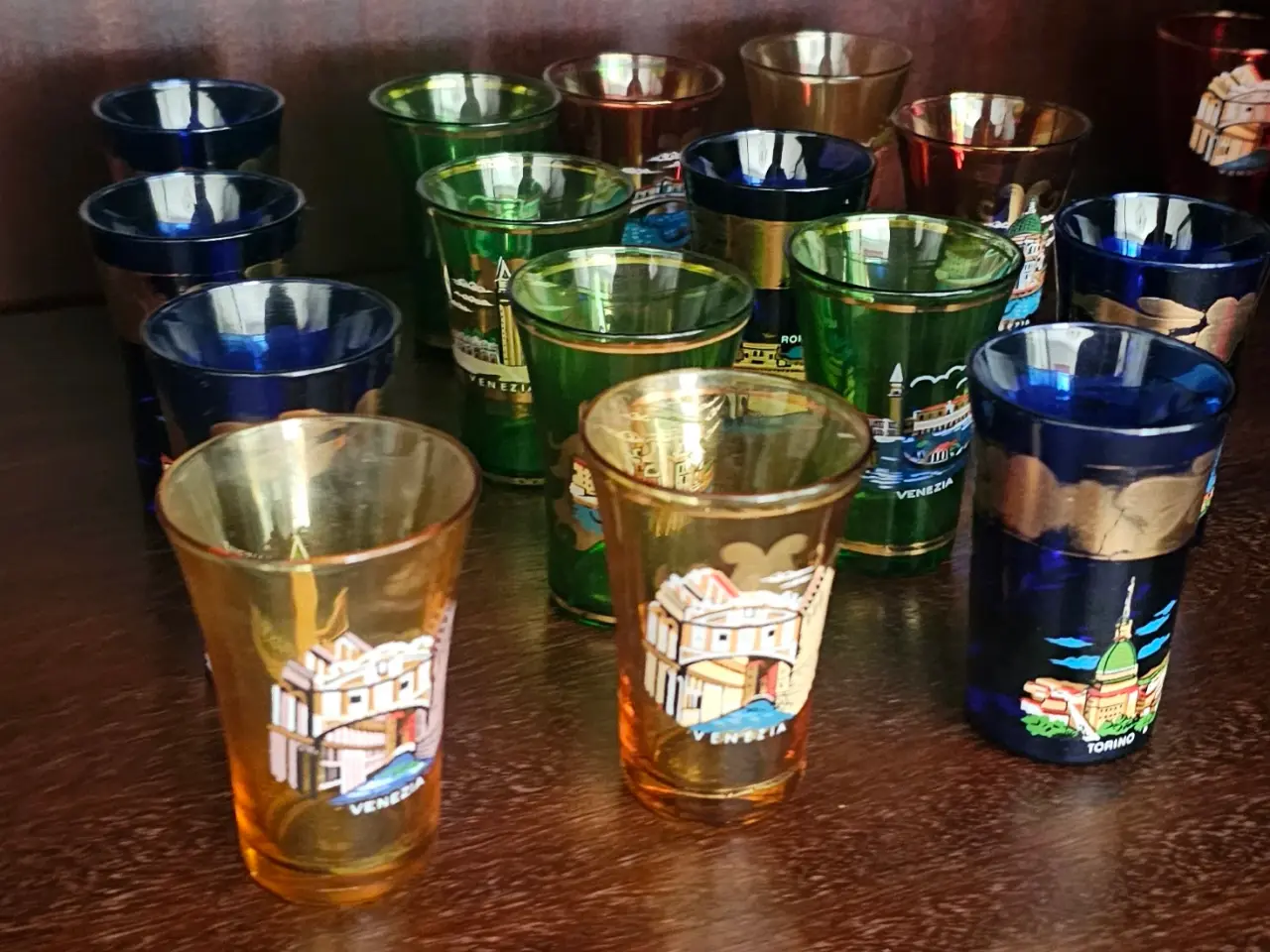 Billede 1 - Italienske snapseglas