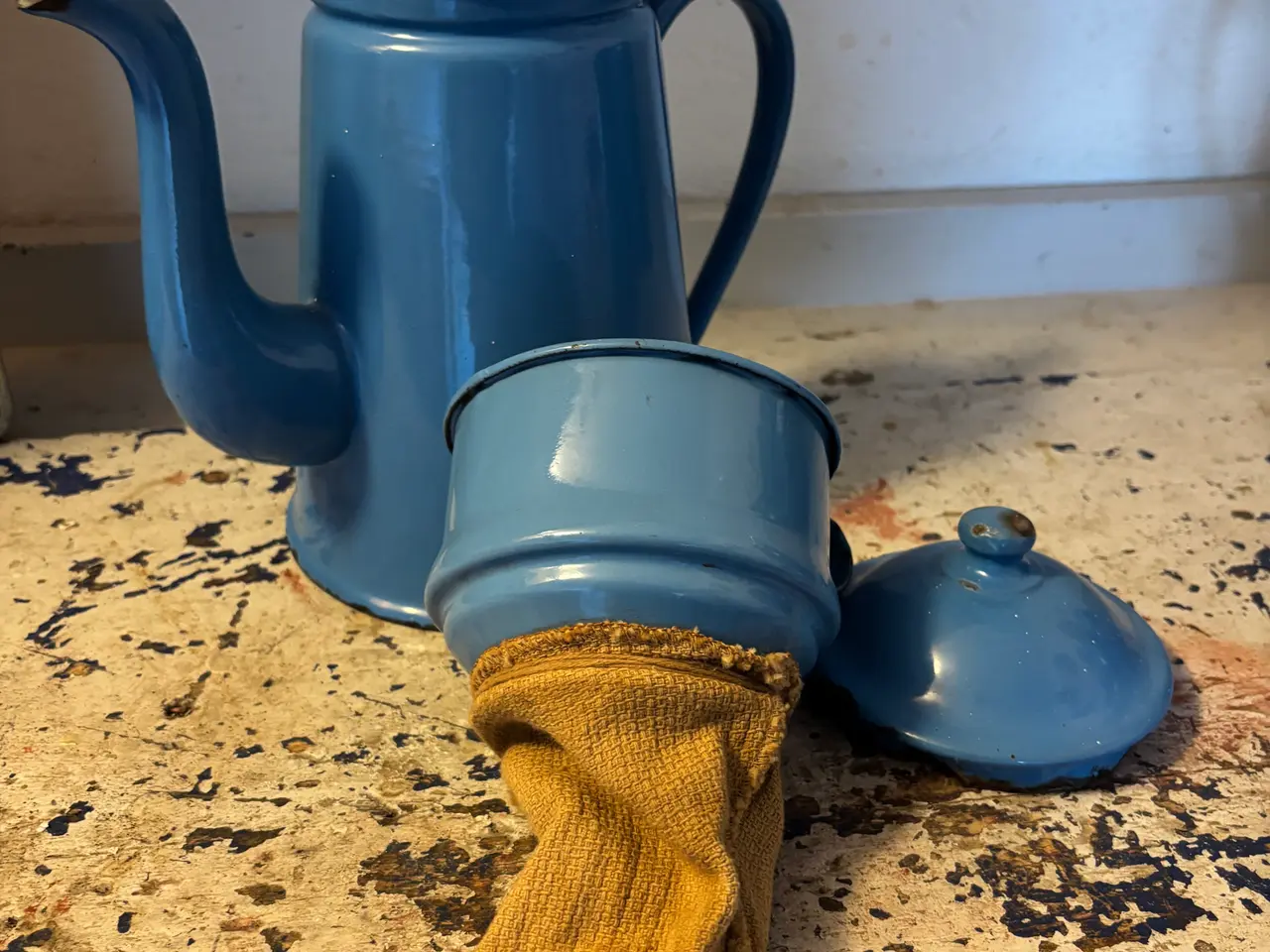 Billede 2 - Madam Blå retro kaffekander