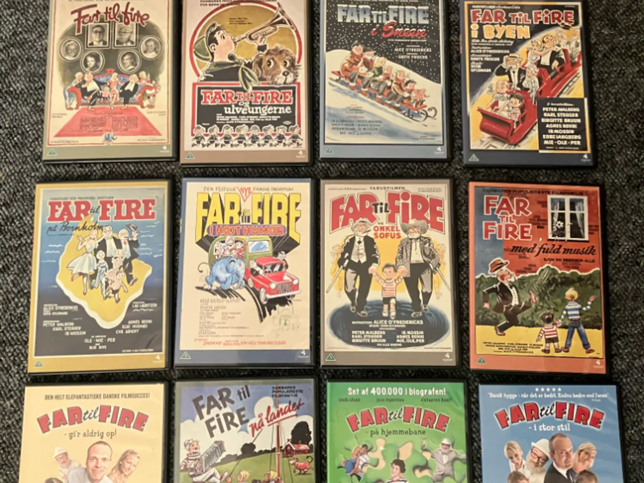 Billede 1 - 12 x Far til fire på dvd