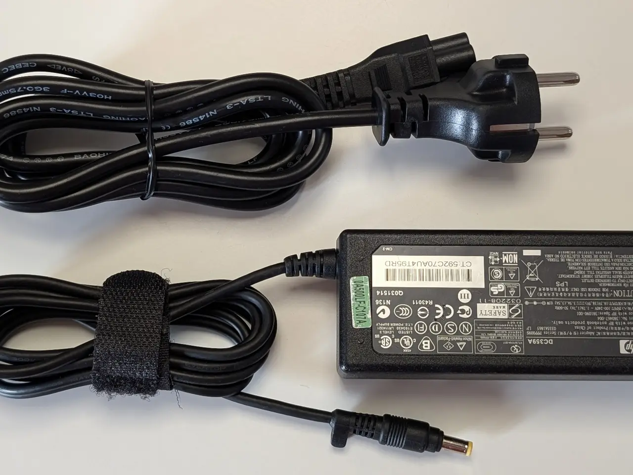 Billede 1 - HP Strømforsyning 65W – DC359A – 18,5V 3,5A