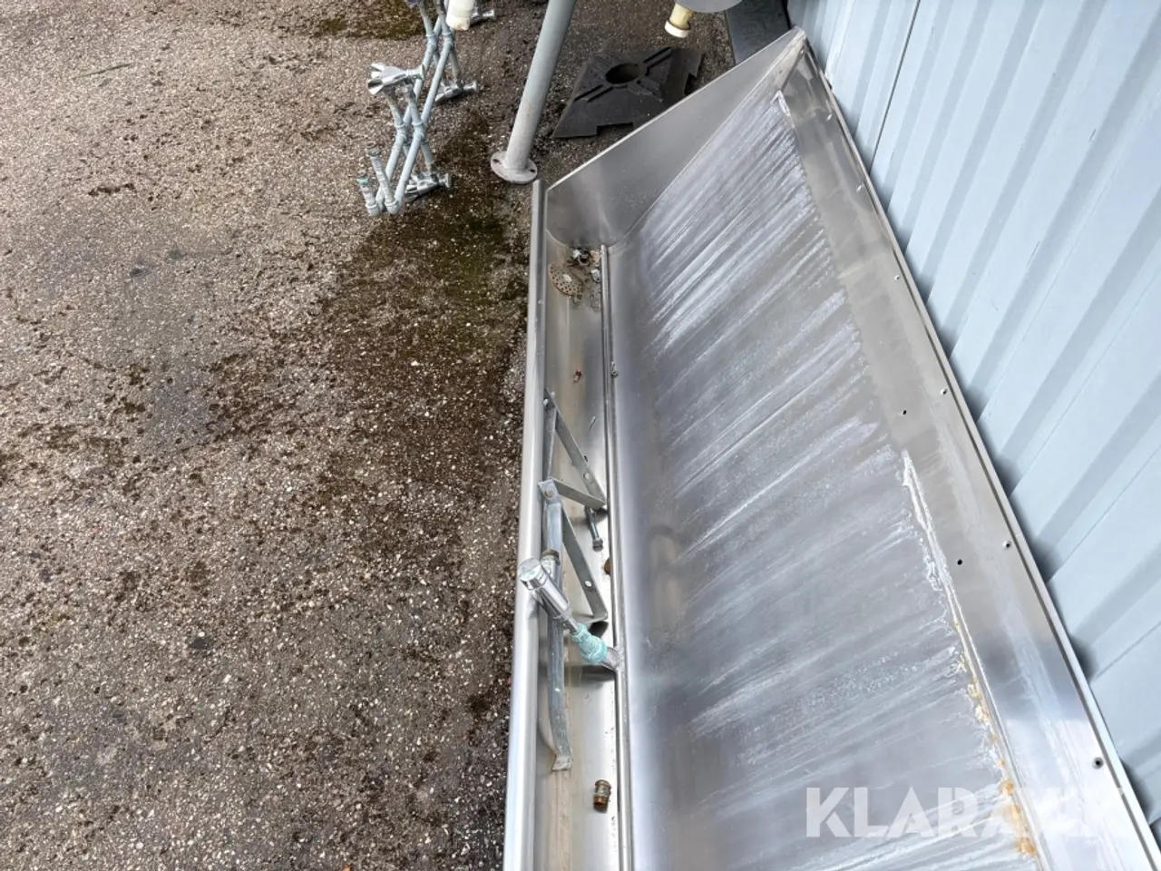 Billede 7 - Rustfri vaskerender med armaturer og pissoir, 3 dele