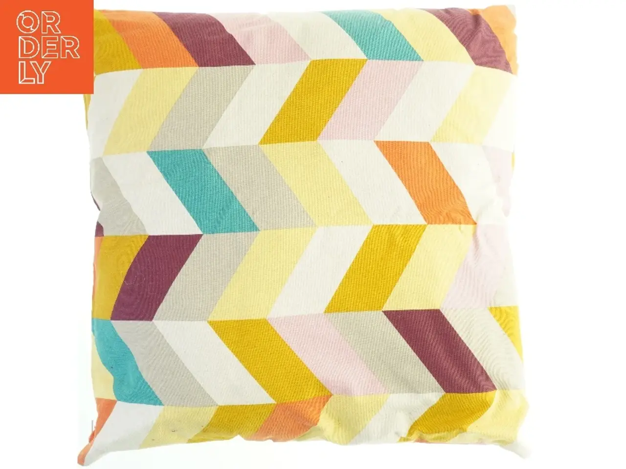 Billede 1 - Mønstret pude (str. 43x43 cm)