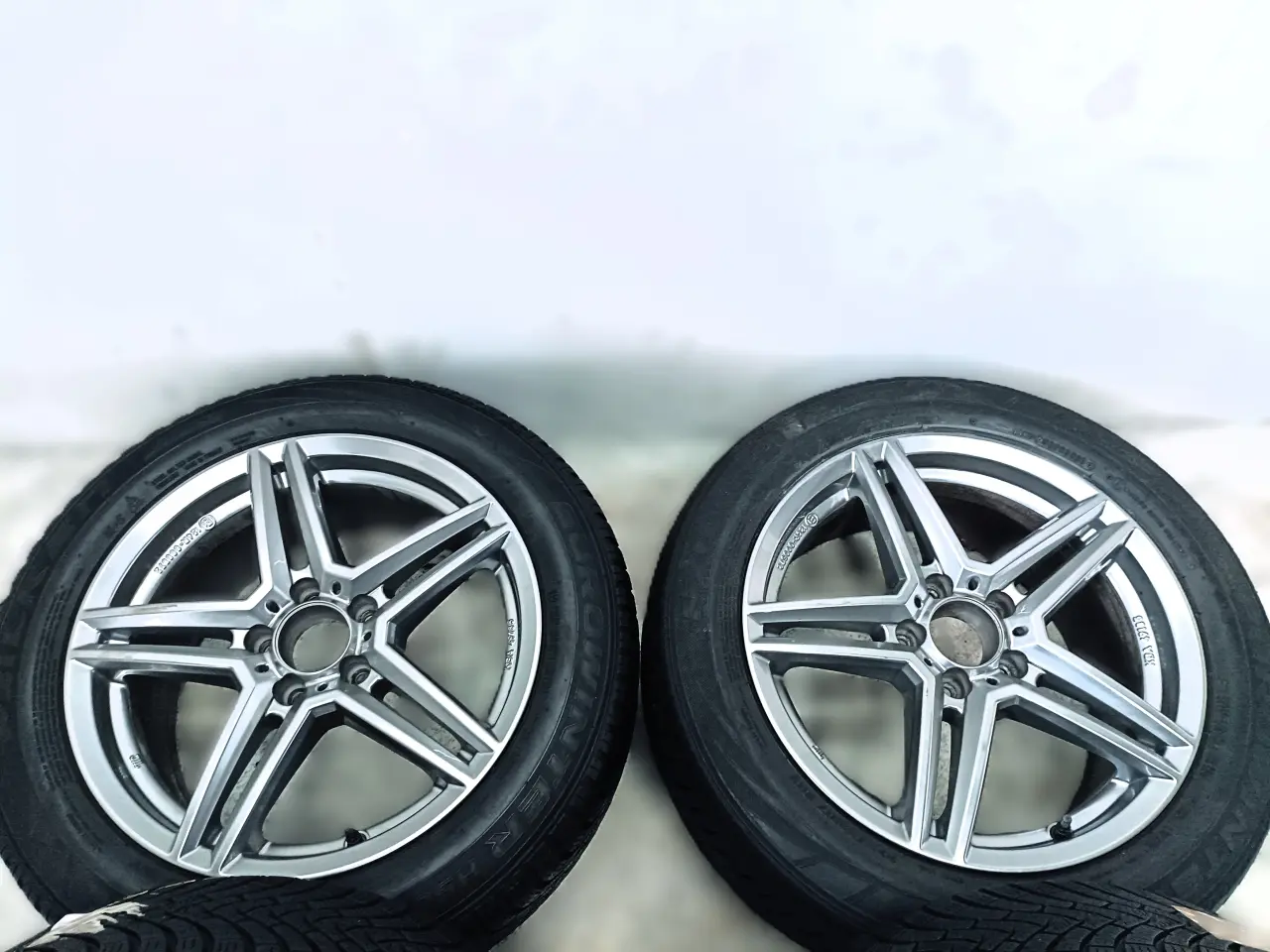 Billede 4 - 5x112 17" ET48 nav 66,6ø Uniwheels vintersæt inkl.