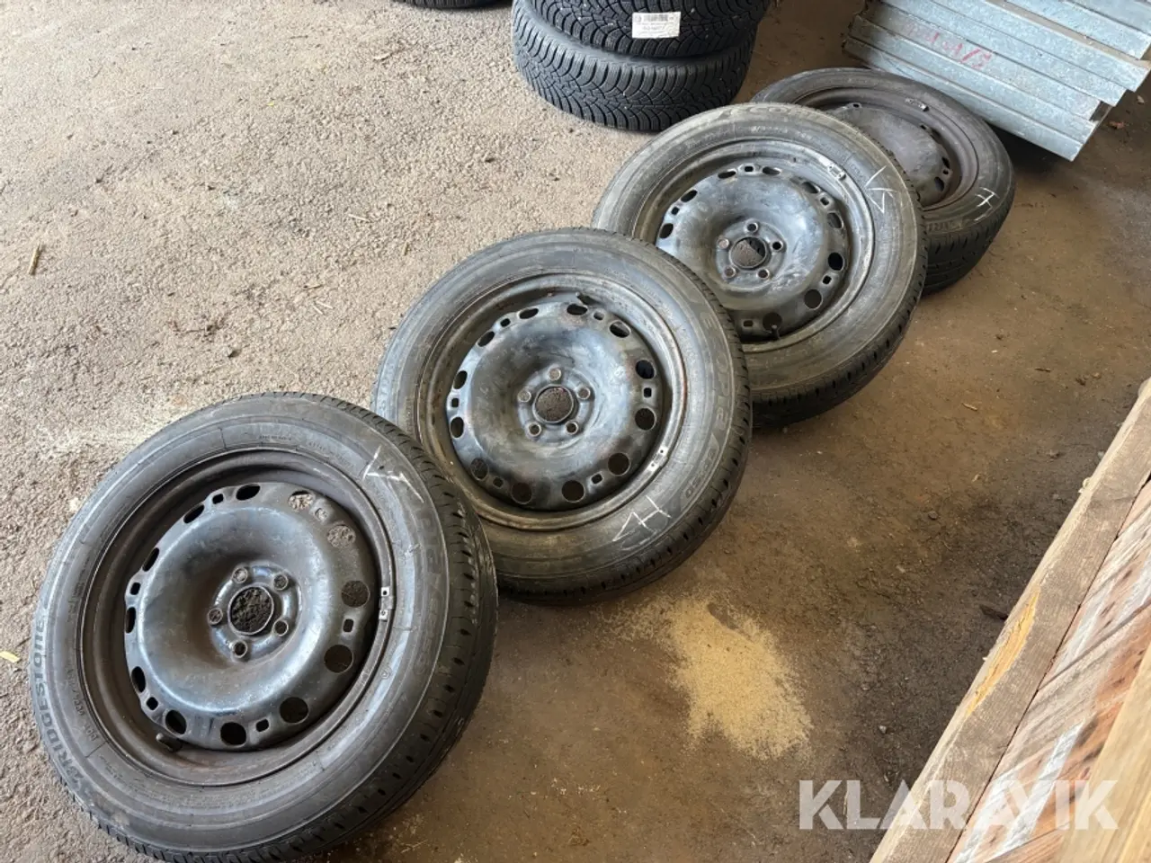 Billede 1 - Dæk på fælge Bridgestone Ecopia
