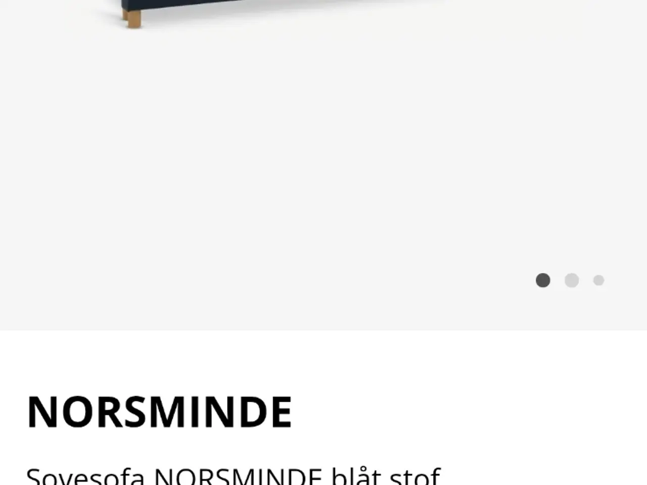 Billede 4 - Sovesofa Norsminde med opbevaring,let at slå ud