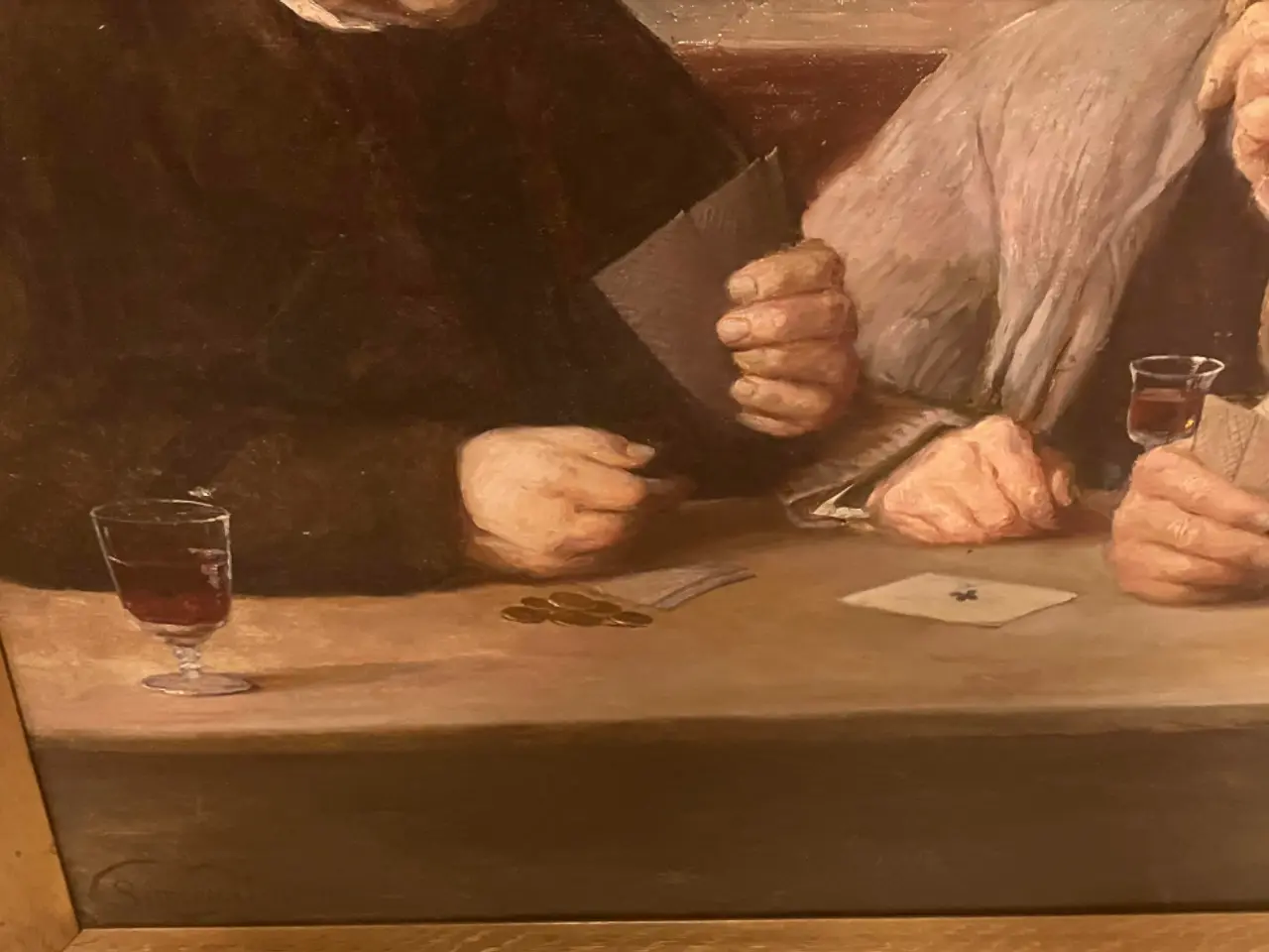 Billede 2 - Malet af Olaf Simony Jensen. Præsten har 6 fingrer