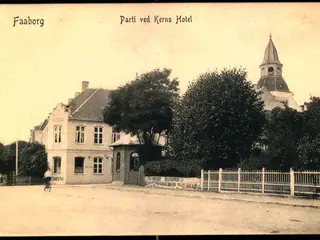 Faaborg - Parti ved Kerns Hotel - Peter Alstrup 3886 - Brugt