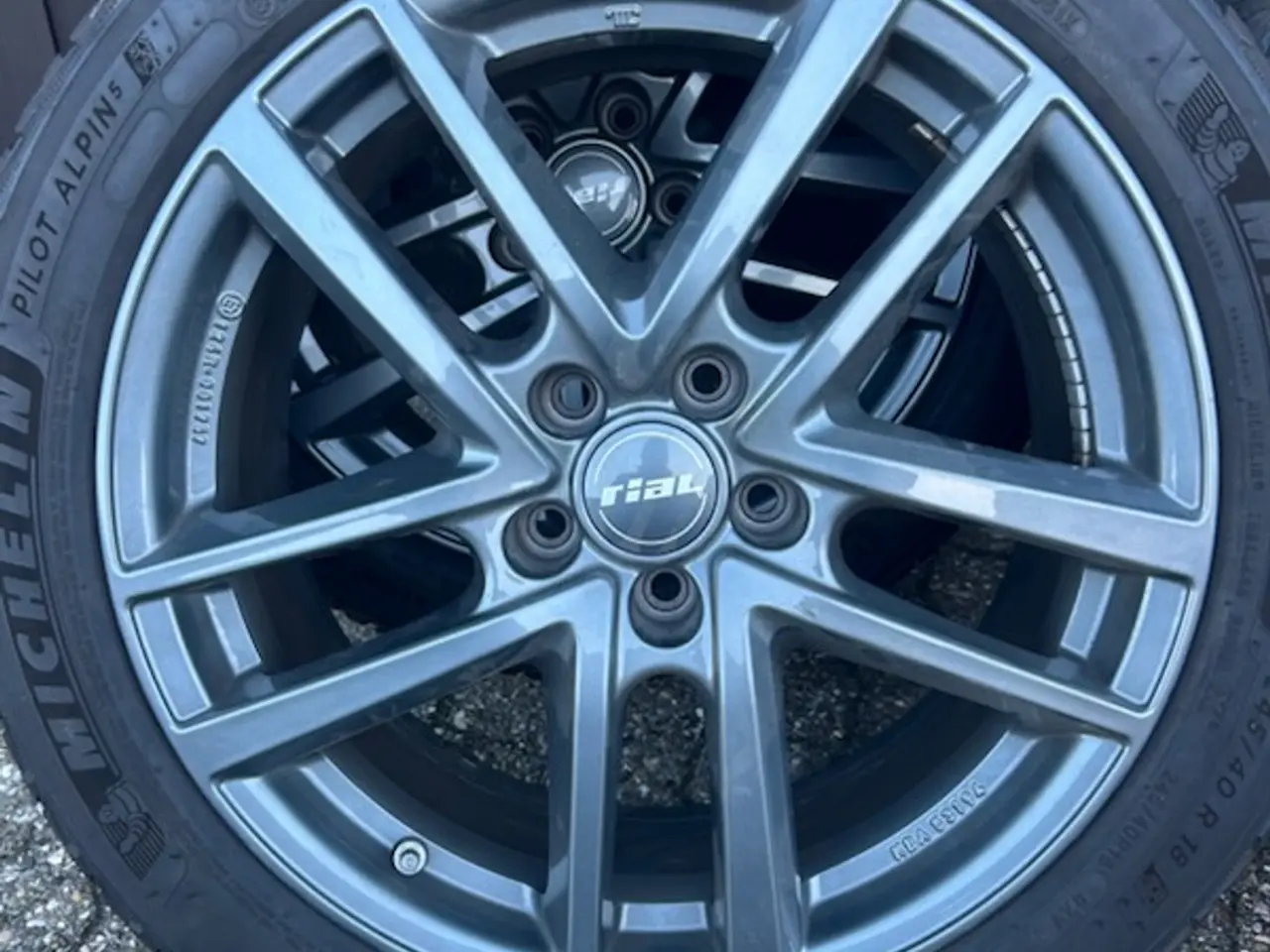 Billede 5 - Alu fælge 4 stk.med vinterdæk til Mercedes C model