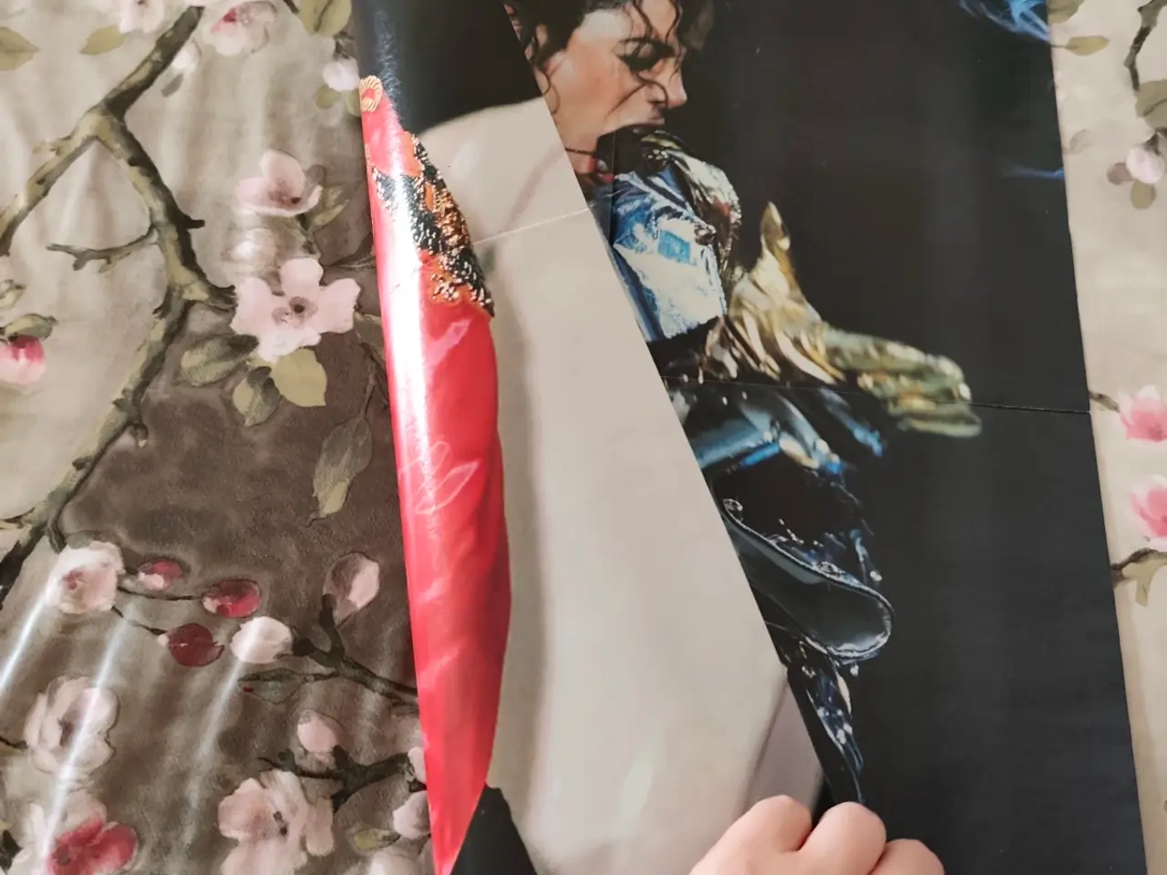 Billede 2 - Dobbelt Michael Jackson plakat fra han var i KBH