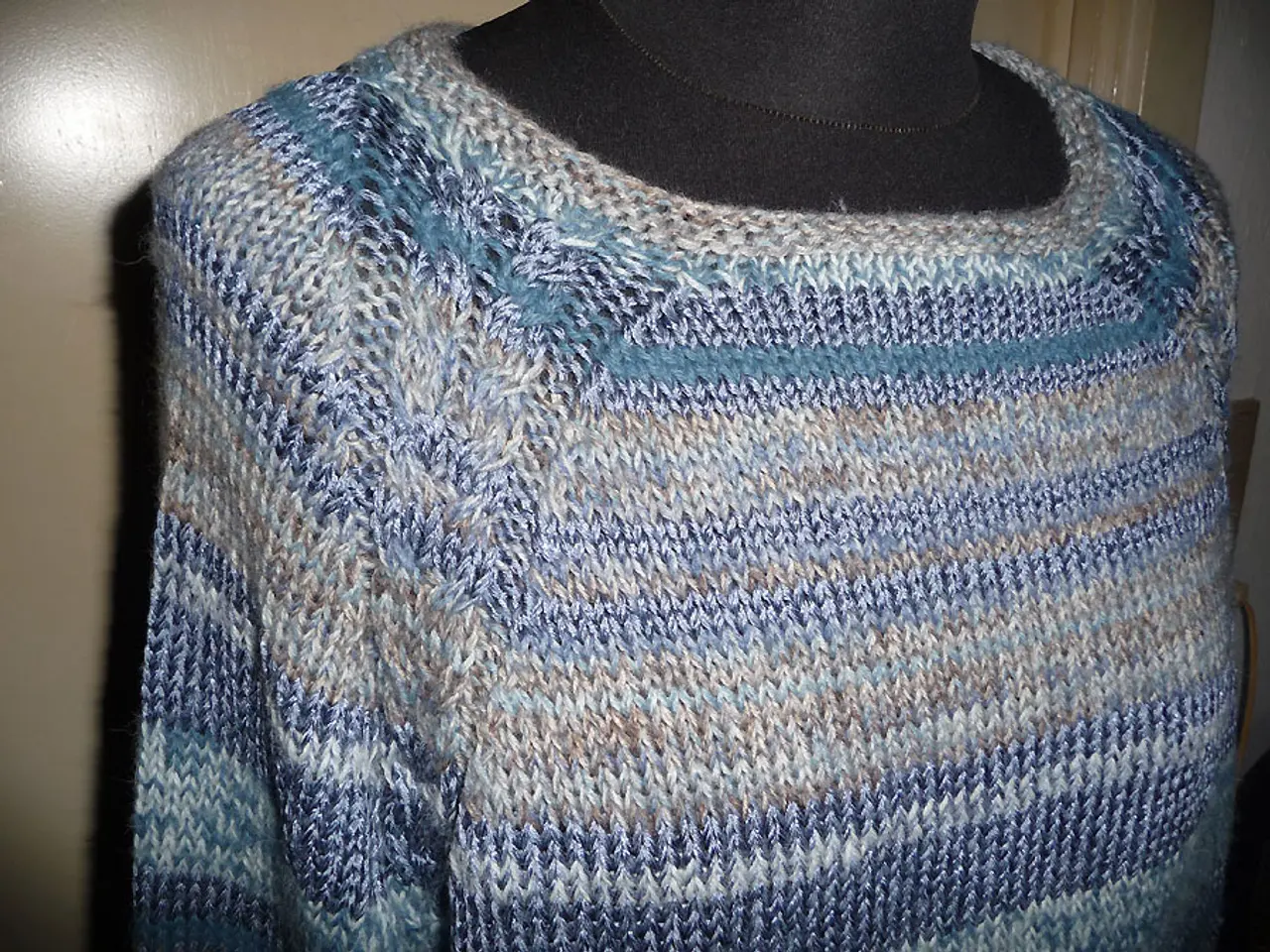 Billede 1 - Håndstrikket oversize bluse