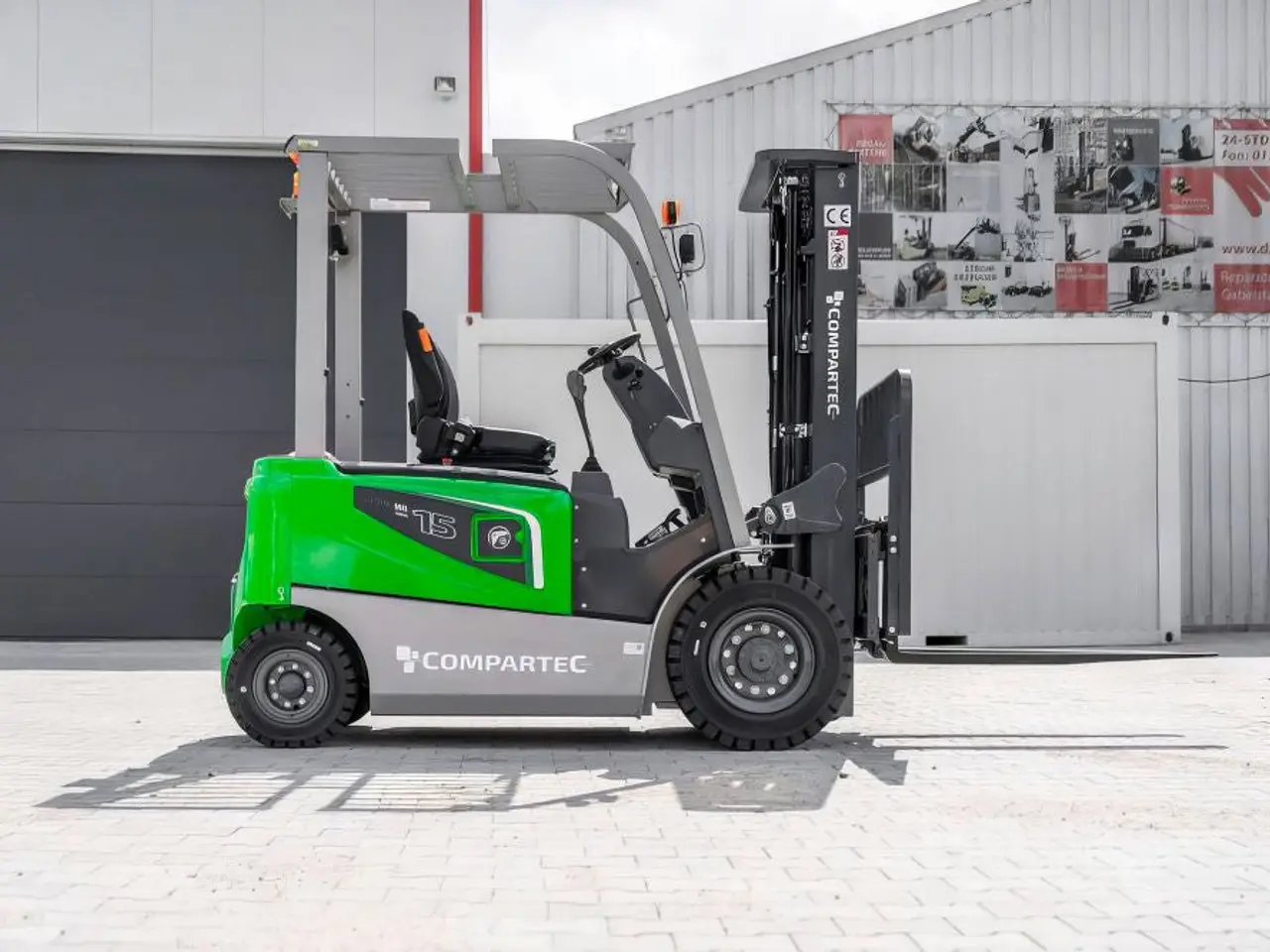 Billede 4 - Compartec GH15-E el-gaffeltruck - 1500 kg, 4800 mm - demo