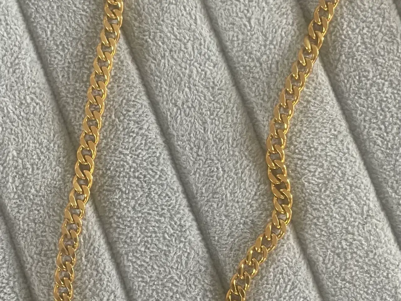 Billede 2 - 6mm 14kt goldfilled panserkæde med kasselås 