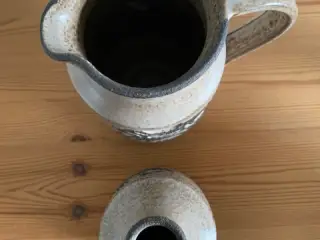 Løvemose vase - kande - retro stentøj