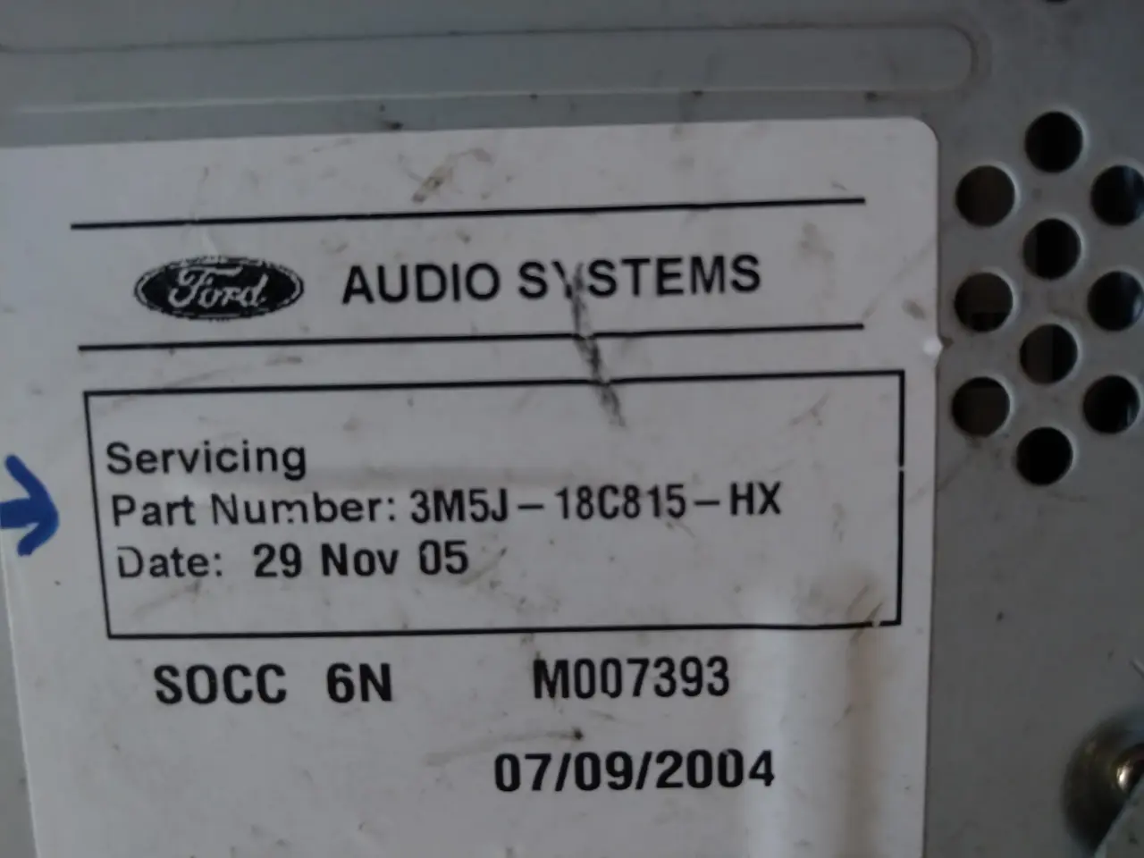 Billede 4 - Ford Focus Sony radio